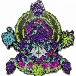 WAKAAN X SCUMMY BEARS - ANCIENT ALIENS - 3.5" DARK SILVER PIN 5 WAKAAN X SCUMMY BEARS - ANCIENT ALIENS - 3.5