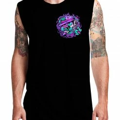 T-SHIRTS & TANKS POINT.BLANK X SCUMMY BEARS - HEADSHOT MUSCLE TEE