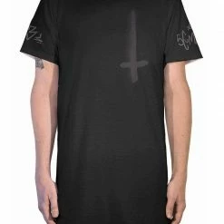 Scummy Bears CLOTHES AND STUFF SEANCE (GOTH AF) - LONG TEE (BLACKED OUT)
