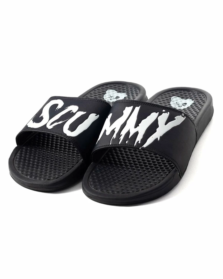 Scummy Bears BACKPACKS SCUMMY SLIDES (BLACK) 1 Scummy Bears BACKPACKS SCUMMY SLIDES (BLACK)