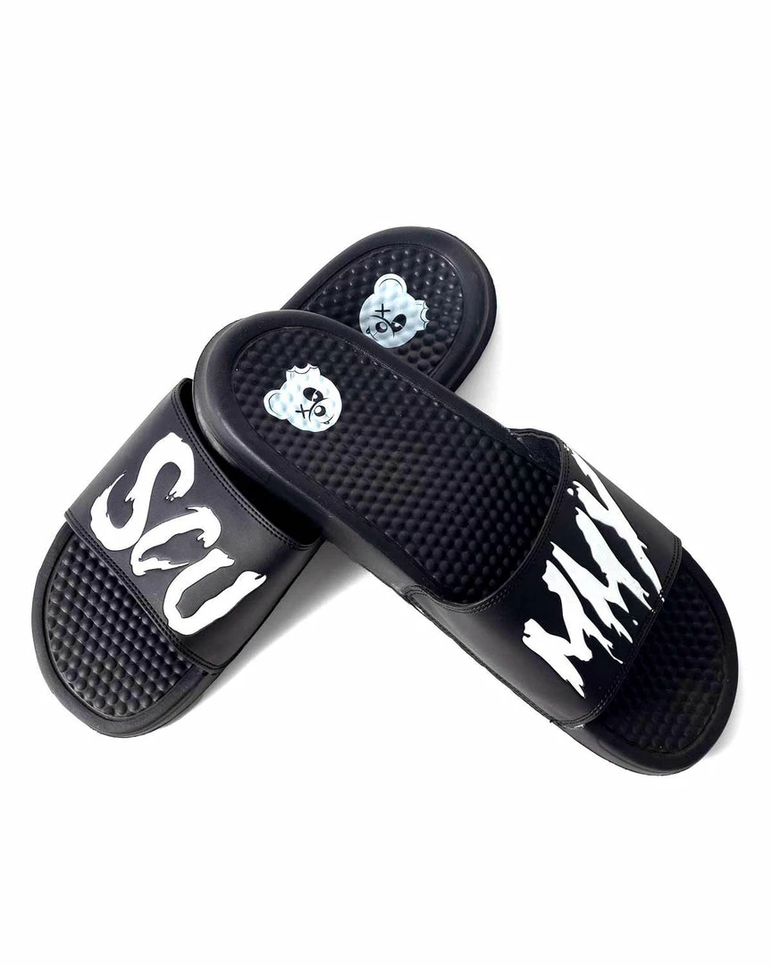 Scummy Bears BACKPACKS SCUMMY SLIDES (BLACK) 3 Scummy Bears BACKPACKS SCUMMY SLIDES (BLACK)