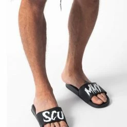 Scummy Bears BACKPACKS SCUMMY SLIDES (BLACK)