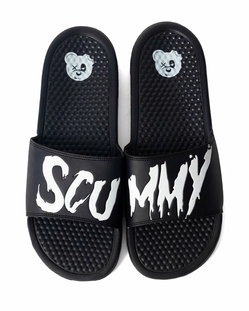 Scummy Bears BACKPACKS SCUMMY SLIDES (BLACK) 4 Scummy Bears BACKPACKS SCUMMY SLIDES (BLACK)