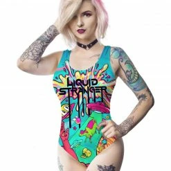 LIQUID STRANGER X SCUMMY BEARS - WEIRD & WONDERFUL - BODY SUIT