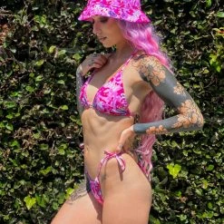 Scummy Bears TOPS OISHI - GLAMOFLAGE (PINKU) - BIKINI TOP