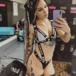 Scummy Bears OISHI - TECH BIKINI TOP (WHITE/BLACK) TOPS 8 Scummy Bears OISHI - TECH BIKINI TOP (WHITE/BLACK) TOPS