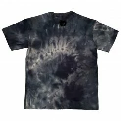 Scummy Bears BEAR METAL (BLACK ON BLACK) - TIE-DYE BOXY TEE