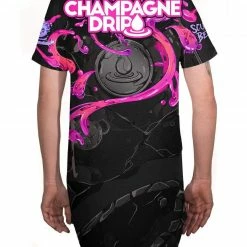CLOTHES AND STUFF CHAMPAGNE DRIP X SCUMMY BEARS - BOTTLE DROP (NIGHT CLUB) - LONG TEE