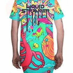 CLOTHES AND STUFF LIQUID STRANGER X SCUMMY BEARS - WEIRD & WONDERFUL - LONG TEE