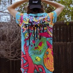 CLOTHES AND STUFF LIQUID STRANGER X SCUMMY BEARS - WEIRD & WONDERFUL - LONG TEE