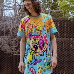 CLOTHES AND STUFF LIQUID STRANGER X SCUMMY BEARS - WEIRD & WONDERFUL - LONG TEE