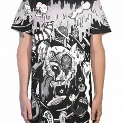 LIQUID STRANGER X SCUMMY BEARS - WEIRD & WONDERFUL (NIGHT) - LONG TEE