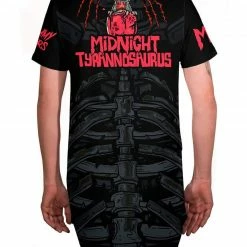 MIDNIGHT TYRANNOSAURUS X SCUMMY BEARS - BONEYARD - LONG TEE CLOTHES AND STUFF