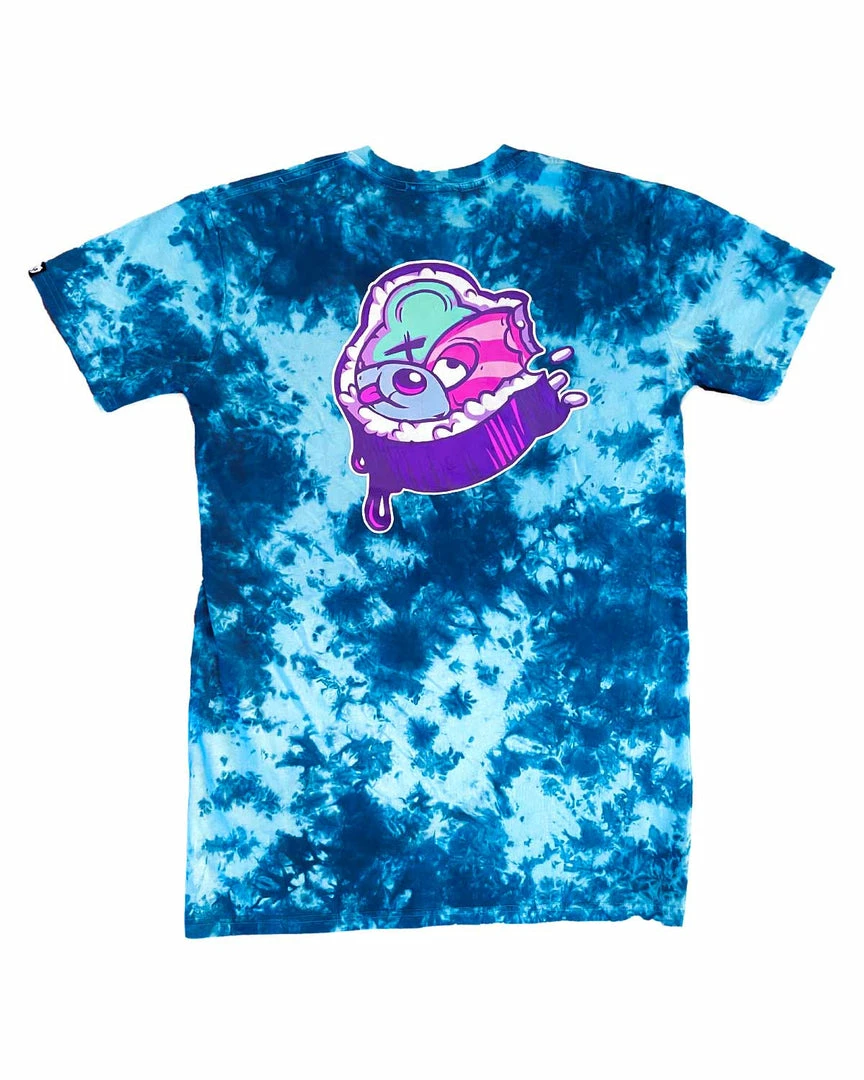Scummy Bears OISHI - SCUMMY ROLL (AOI) - TIE-DYE LONG TEE 1 Scummy Bears OISHI - SCUMMY ROLL (AOI) - TIE-DYE LONG TEE