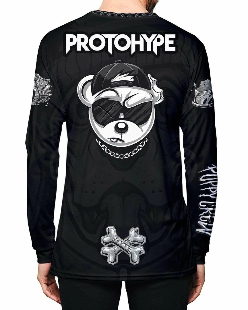 PROTOHYPE X SCUMMY BEARS - LONG SLEEVE TEE CLOTHES AND STUFF 1 PROTOHYPE X SCUMMY BEARS - LONG SLEEVE TEE CLOTHES AND STUFF