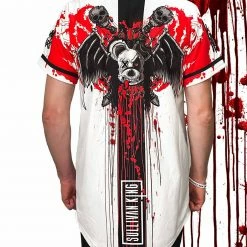 SULLIVAN KING X SCUMMY BEARS - SPINE COLLECTOR (WHITE) - BASEBALL JERSEY