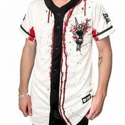 SULLIVAN KING X SCUMMY BEARS - SPINE COLLECTOR (WHITE) - BASEBALL JERSEY