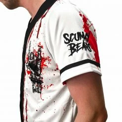 SULLIVAN KING X SCUMMY BEARS - SPINE COLLECTOR (WHITE) - BASEBALL JERSEY