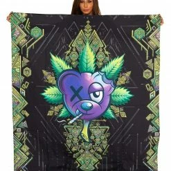 Scummy Bears MI+U - IVY BEAR (OG GREEN )- TAPESTRY