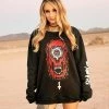 Scummy Bears CLOTHES AND STUFF POPSISKULLS - BLOODY RED - SWEATSHIRT