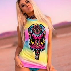 Scummy Bears CLOTHES AND STUFF POPSISKULLS - MELTED DREAMS - MUSCLE TEE