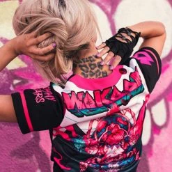 JERSEYS WAKAAN X SCUMMY BEARS - ANCIENT ALIENS - CROP BASEBALL JERSEY