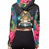 WAKAAN X SCUMMY BEARS - ANCIENT ALIENS - CROP HOODIE